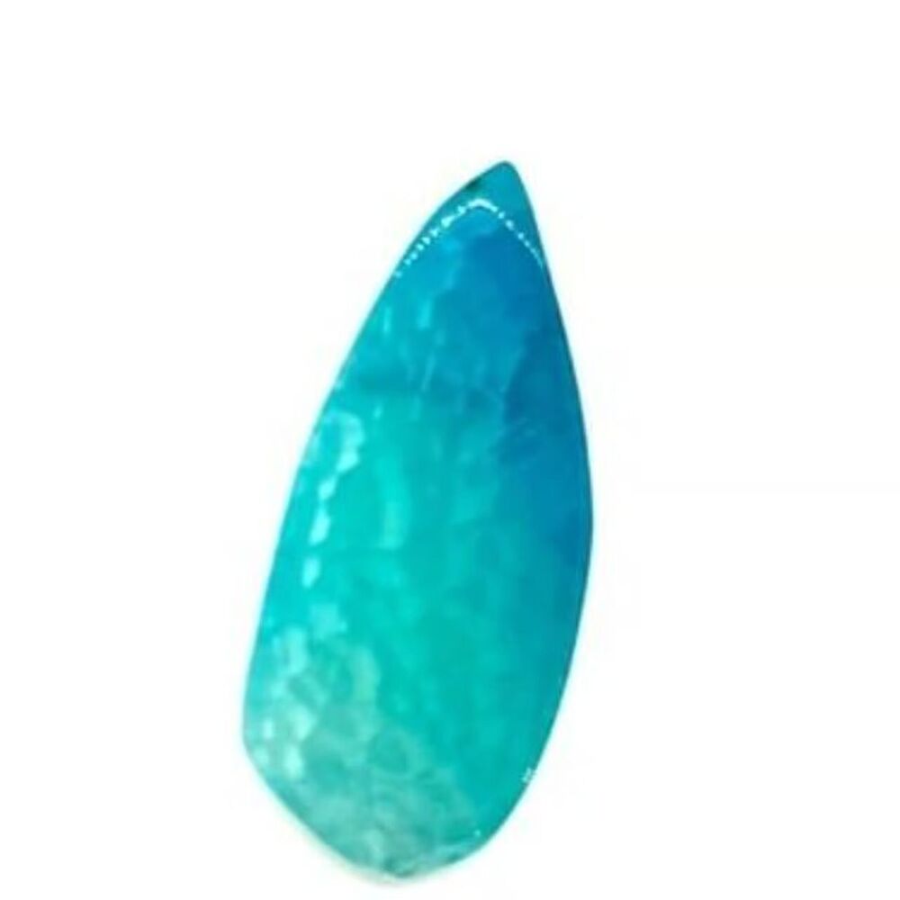 1pc Beads for Jewelry #19060 Natural Dyed Rough Cut Agate Stone